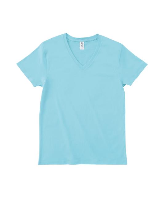 フロストスカイ｜スリムVネックTシャツ