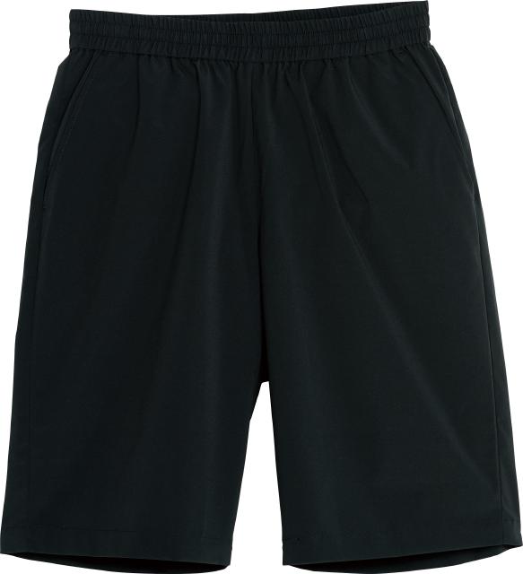 ブラック｜ドライストレッチハーフパンツ