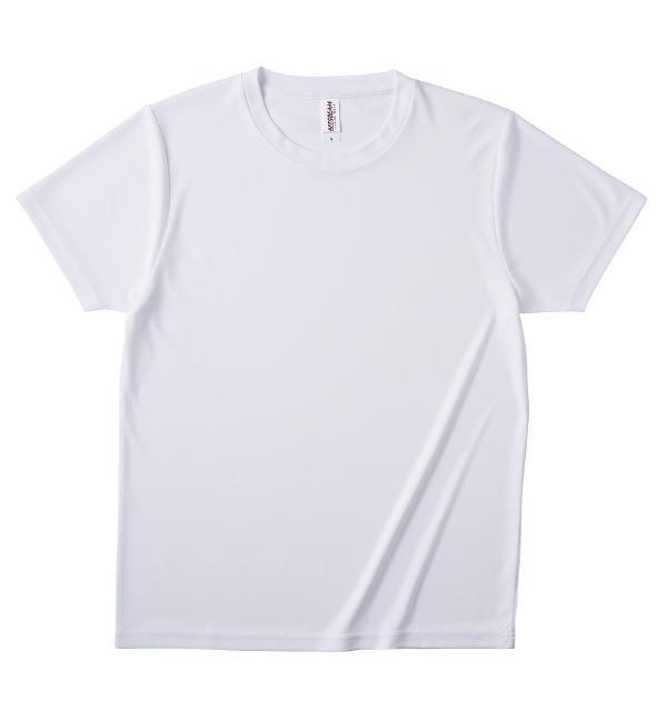 ホワイト｜ハイスペックドライTシャツ