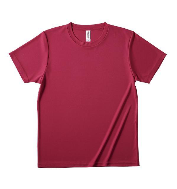 バーガンディ｜ハイスペックドライTシャツ