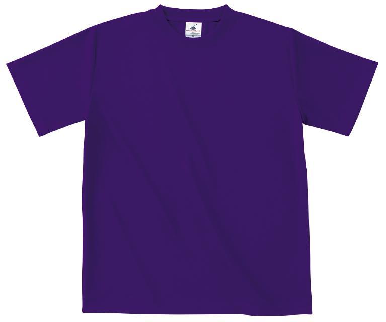 パープル｜速乾ドライアクティブTシャツ