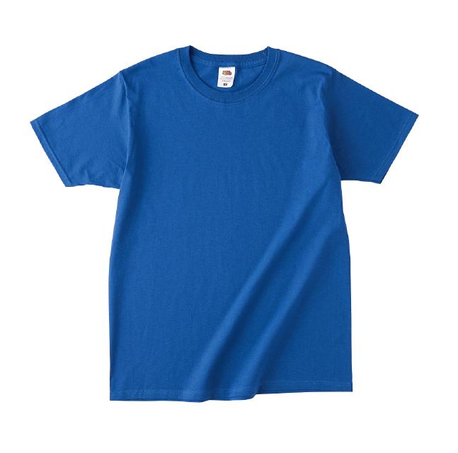 ロイヤルブルー｜フルーツオブザルームベーシックTシャツ