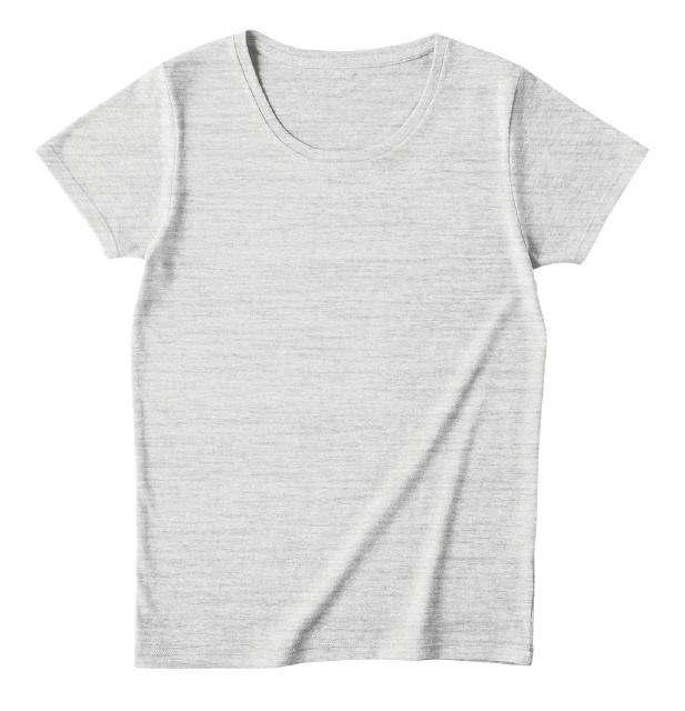 オートミール｜レディースフィットブレンドＴシャツ