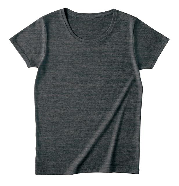 ヘザーブラック｜レディースフィットブレンドＴシャツ