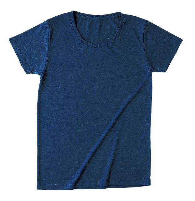 ヘザーディープネイビー｜レディースフィットブレンドＴシャツ