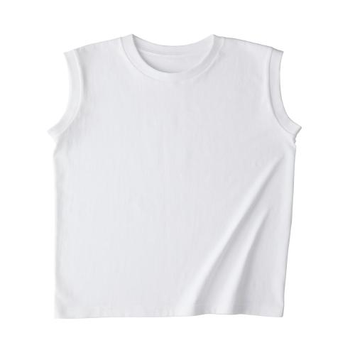 ホワイト｜ノースリーブフィット