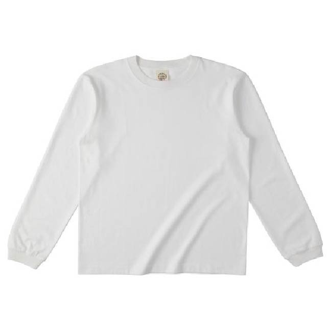 ナチュラル｜長袖オーガニックコットンTシャツ
