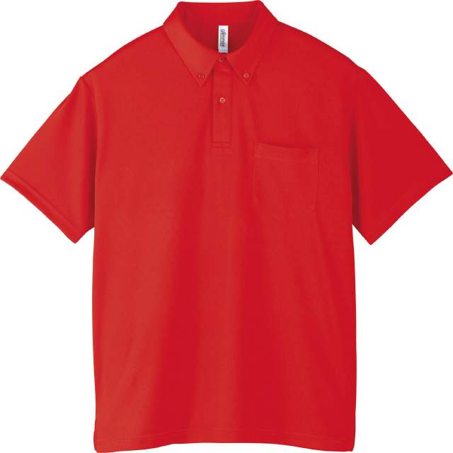 レッド｜爽快BDポロシャツ