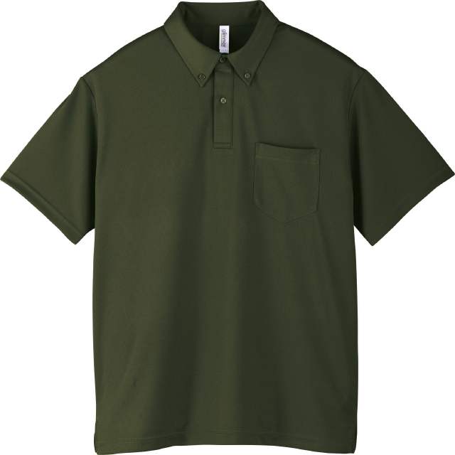 アーミーグリーン｜爽快BDポロシャツ