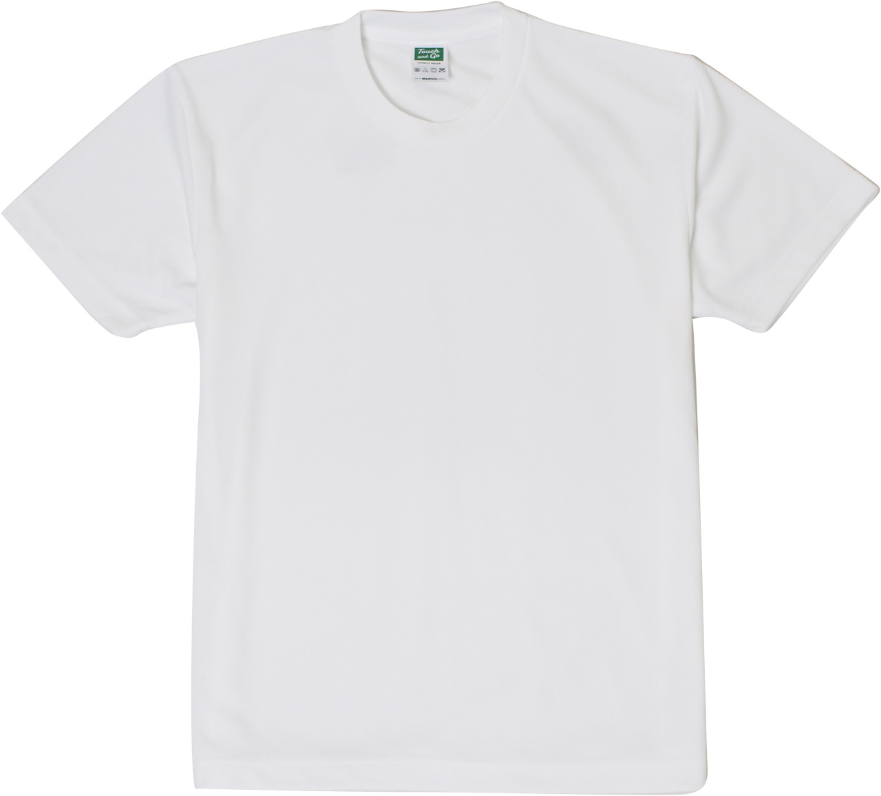 ホワイト｜快適ドライTシャツ