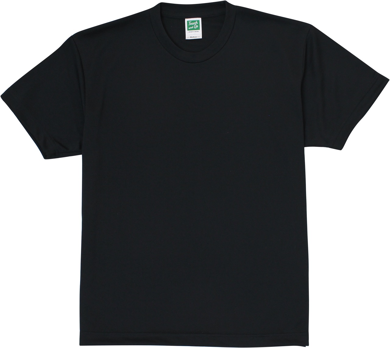 ブラック｜快適ドライTシャツ