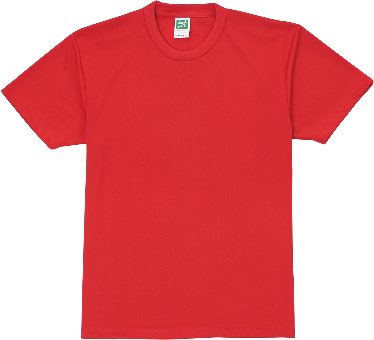 レッド｜快適ドライTシャツ