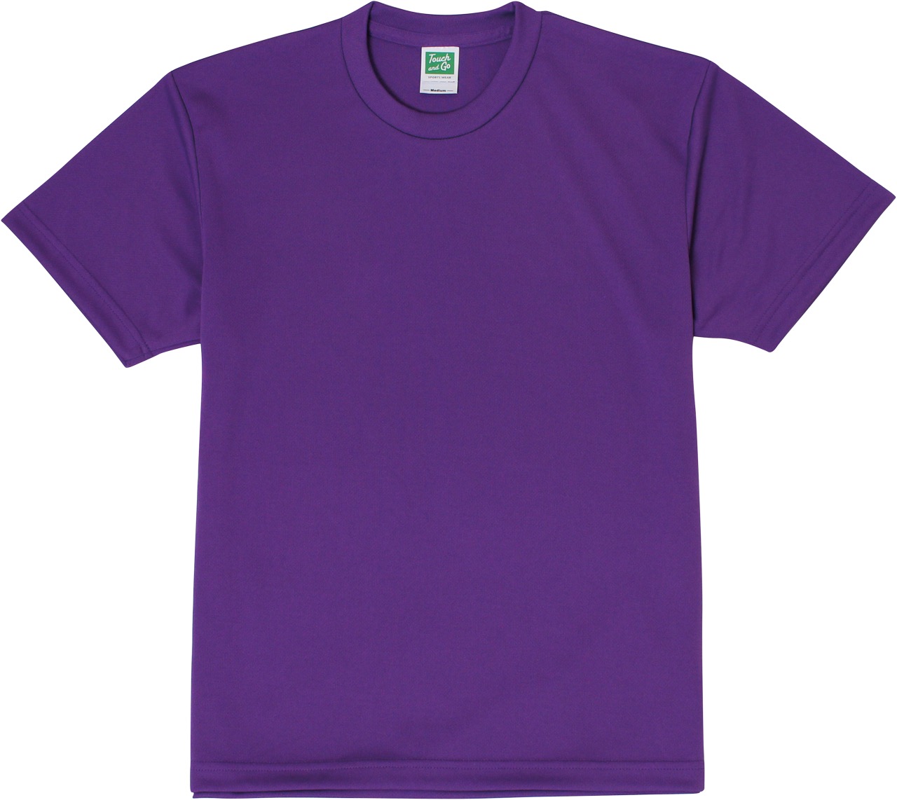パープル｜快適ドライTシャツ