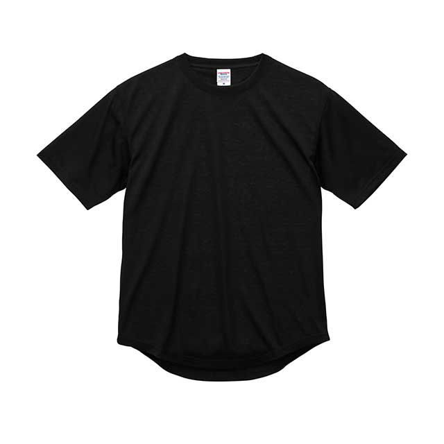 ブラック｜ドライラウンドテールTシャツ