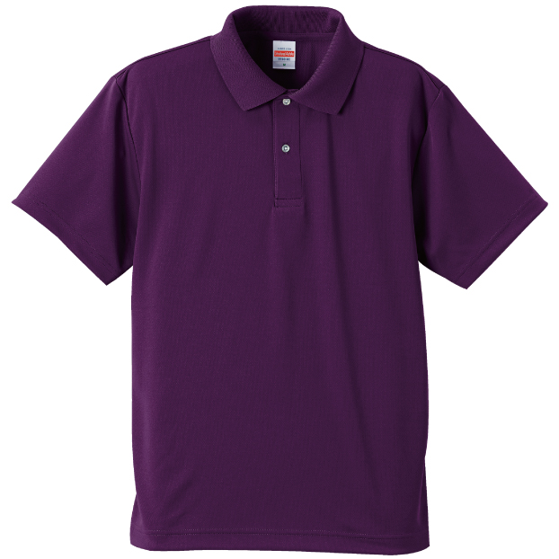 パープル｜アクティブドライポロシャツ