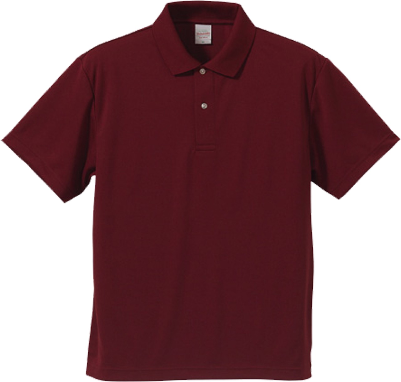 バーガンディ｜アクティブドライポロシャツ