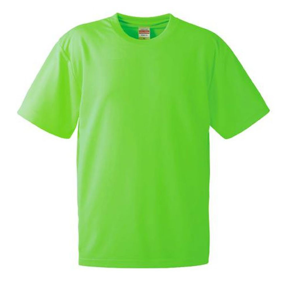 蛍光グリ－ン｜ソフトドライTシャツ