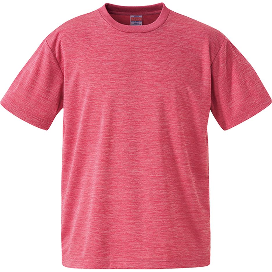 ヘザーピンク｜ソフトドライTシャツ