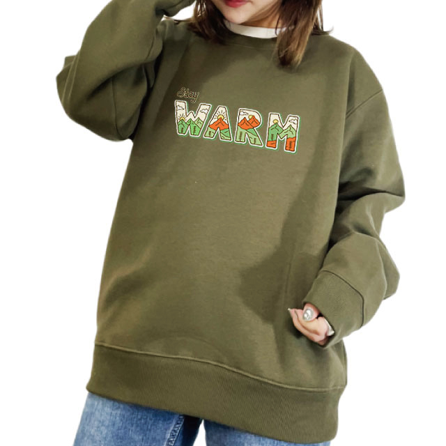 ソフト＆ウォームスウェット（裏起毛）