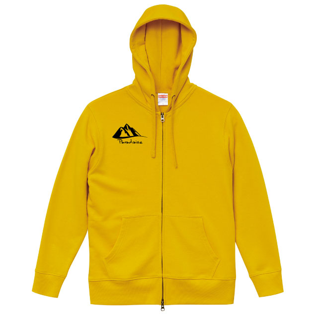 こだわりジップパーカー