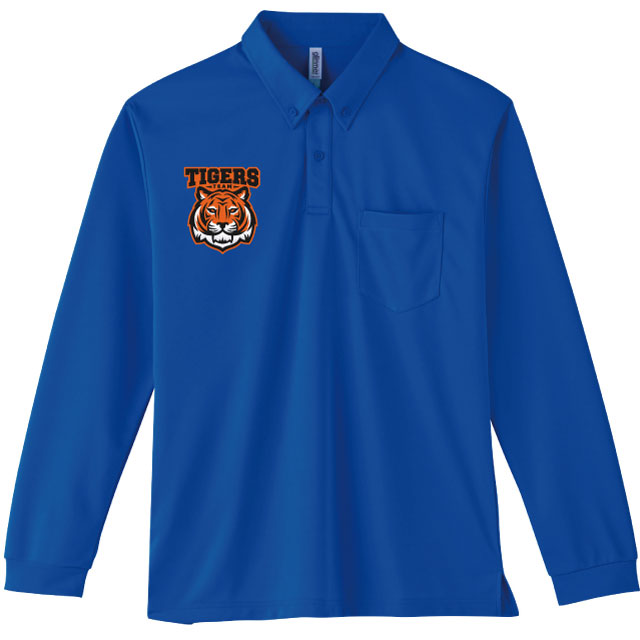 オフィスドライ長袖ポロシャツ