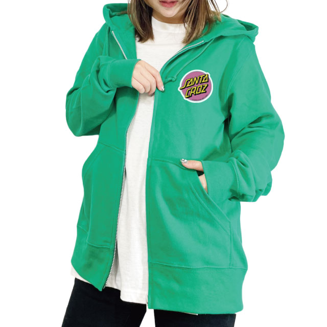 カラフルライトジップパーカーの商品画像