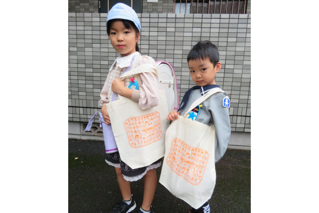 ナチュラルコットンバッグの作成事例